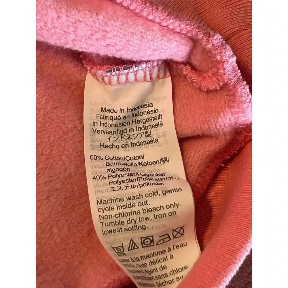 Crewcuts Ruffle Crewneck Sweatshirt Girls Size 14 Pink Preppy J. Crew - Picture 5 of 7